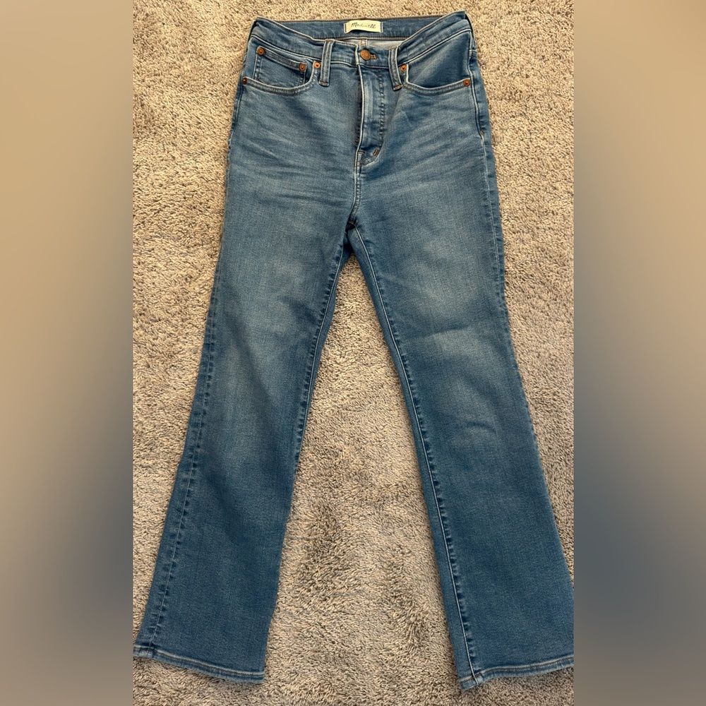 Madewell Women's Cali Demi-Boot Jeans in Blue